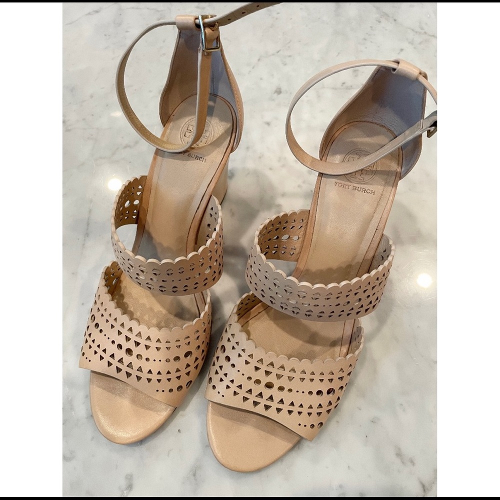 Tory Burch leather Wedge Heels